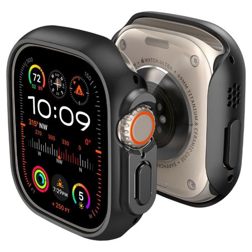 Funda Spigen Thin Fit para Apple Watch Ultra 2/1 de 49 mm color negro