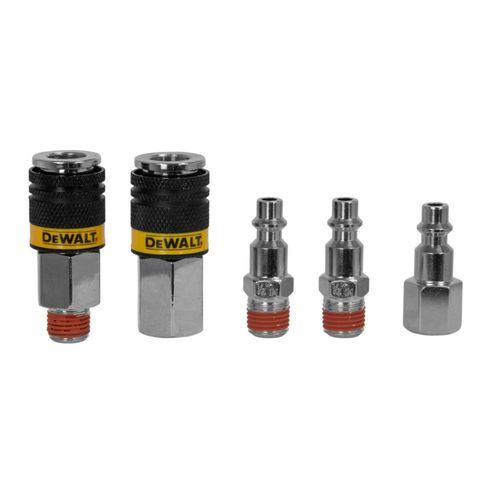 Kit de acopladores y enchufes DEWALT DXCM036-0208 1/4 pulgadas NPT