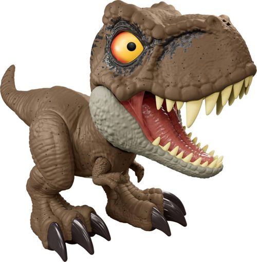Figura de dinosaurio de juguete Mattel Jurassic World Roar Command T-Rex