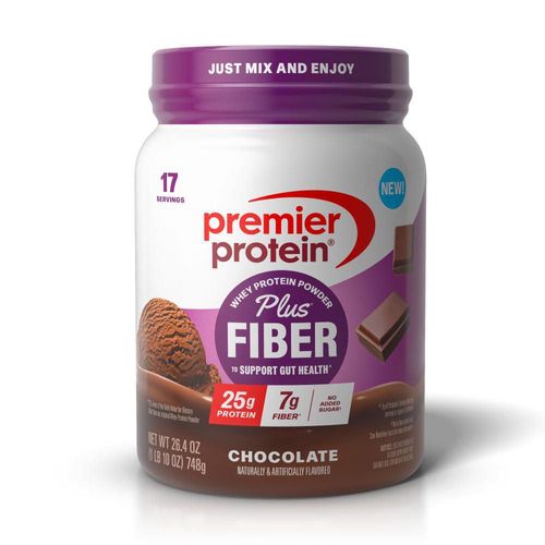 Proteína en polvo Premier Protein Plus Fiber 25 g de chocolate