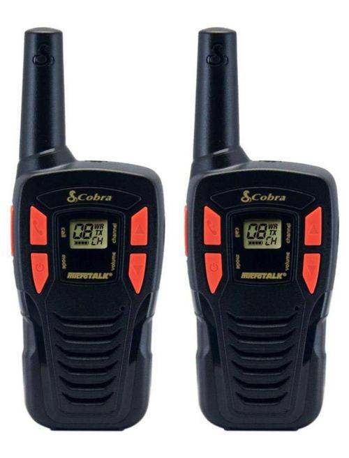 Walkie Talkies Cobra ACXT145 recargables de 2 canales