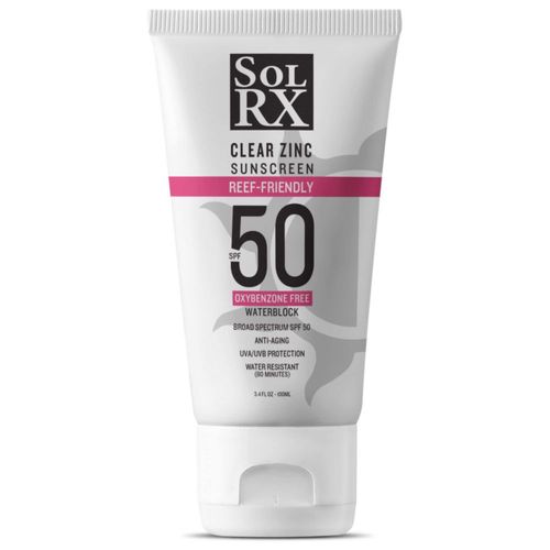 Protector solar SolRx MINERAL+ SPF 50 resistente al agua con óxido de zinc