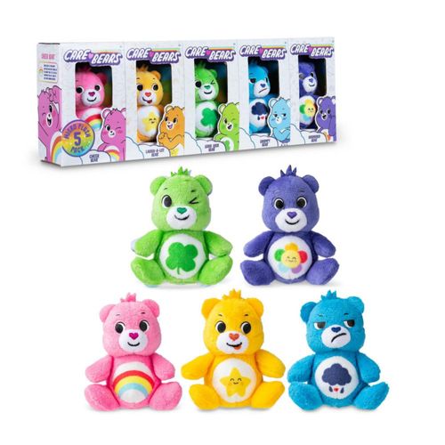 Caja del tesoro de peluche Care Bears 3 micropeluches paquete de 5