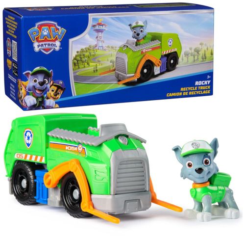 Vehículo de juguete PAW Patrol Rocky's Recycle Truck con figura