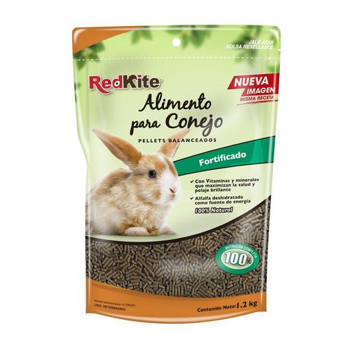 Alimento Para Conejo 1.2kg Alimento Pellets Para Conejos Redkite