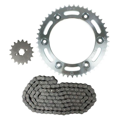 Engrane 49x17 cadena 428x130l set honda xr 150l (16-19) choho