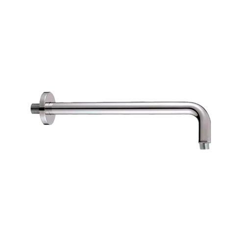 Brazo Para Regadera Con Chapetón Acero Inoxidable Espejo Cromado Brillante