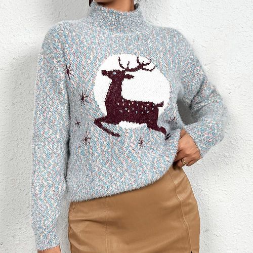 Suéter de punto femenino con árbol de Navidad, nueva colección otoño-invierno 2025, .HOGAWAY