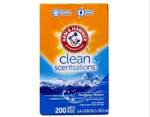 Sábanas suavizantes Arm & Hammer Purifying Waters 200 unidades