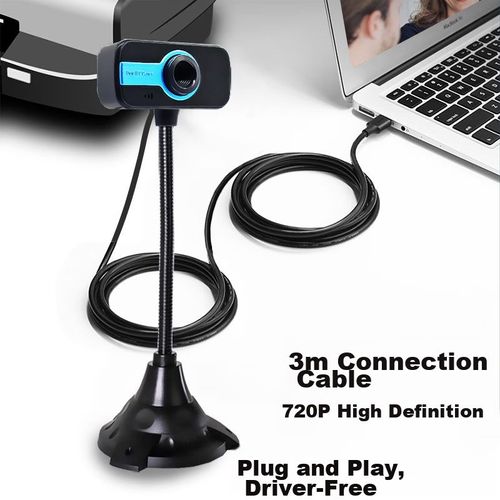 Cámara Web Gesobyte C201 Hd 720P Gran An