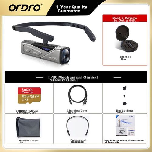 Cámara De Acción Ordro Ep7 4K Estabiliza