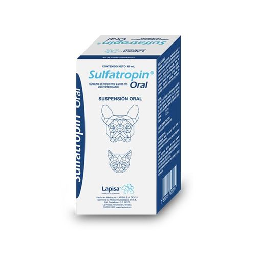 Sulfatropin oral 60 ml linea antimicrobianos laboratorio lapisa