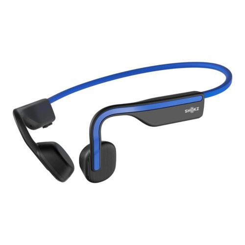 SHOKZ OpenMove Audífonos Deportivos Inalámbricos con Bluetooth y Micrófono, Auriculares Deportivos de Conducción Ósea - Azul