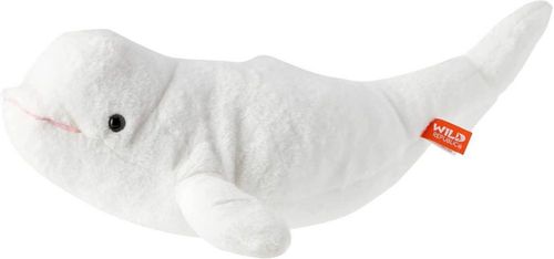 Peluche de peluche Wild Republic con forma de ballena beluga 15 cm
