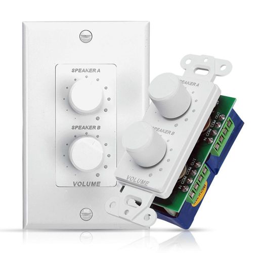 Altavoces de pared Pyle Home PVCD15 de 120 W con control de volumen dual