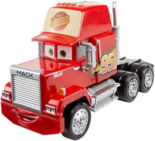Toy Disney Cars Deluxe Mack fundido a presión a escala 1:55 para niños