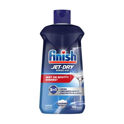 Líquido Rinse Aid Finish Jet-Dry de 680 ml para lavavajillas paquete de 1