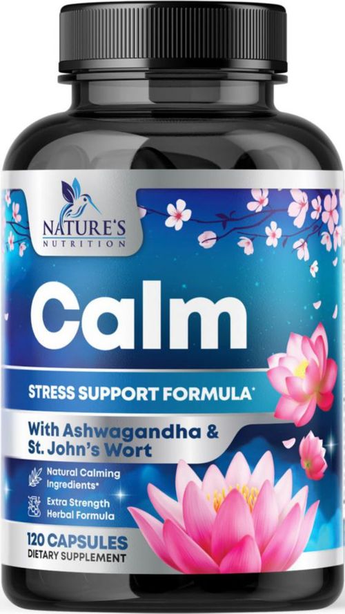 Suplemento Nature's Nutrition Calm Support 120 cápsulas