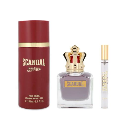 Z4 SET JEAN PAUL GAULTIER SCANDAL 3PZS 100ML EDT SPRAY/ DESODORANTE 150ML SPRAY/ 10ML EDT SPRAY