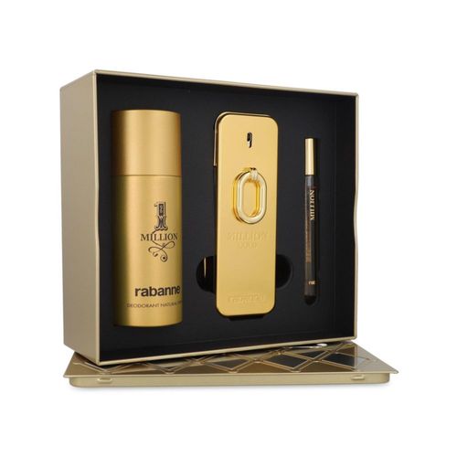 Z4 SET ONE MILLION GOLD INTENSE 3PZS 100ML EDP SPRAY/ DESODORANTE 150ML SPRAY/ 10ML EDP SPRAY