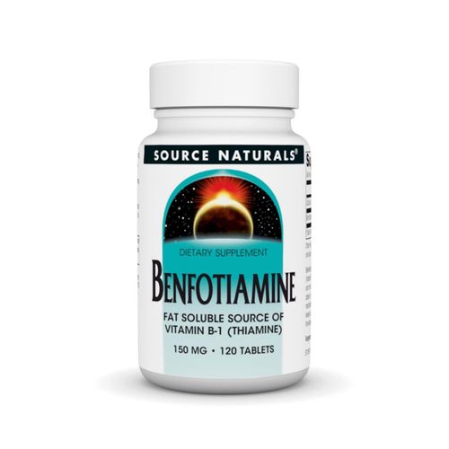 Supplement Source Naturals Benfotiamina 150 mg - 120 tabletas