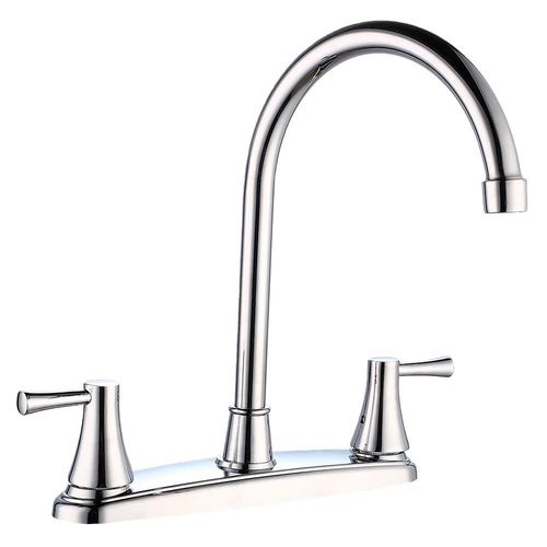 Llave Mezcladora De Agua Fregadero O Tarja De Cocina Metal Cromado