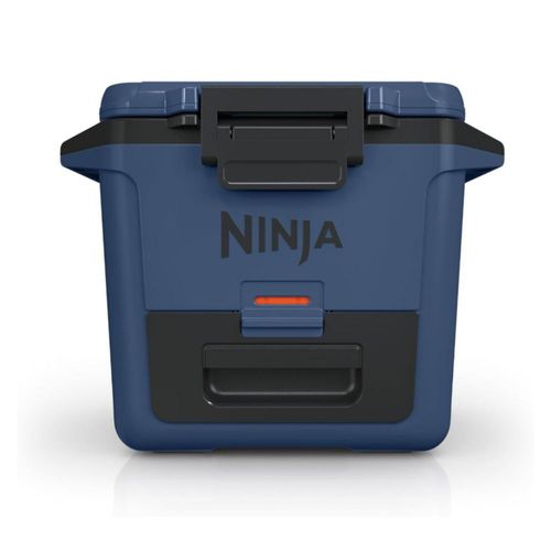 Ninja FB131BL FrostVault Hielera Rígida 30Qt con Zona Seca y Cajón Integrado - Enfriador Rígido – Nevera con Alta Retención de Hielo – Azul