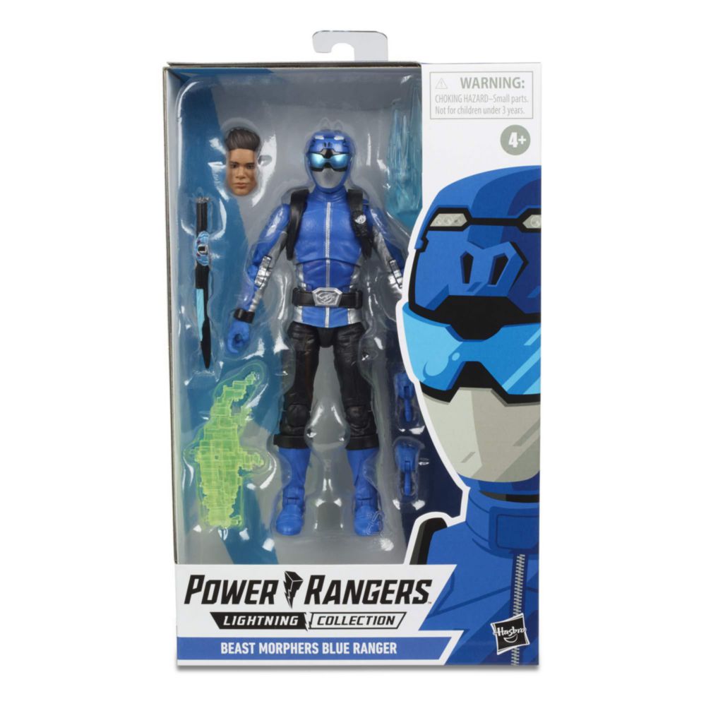 Figura de acción Power Rangers Lightning 6 Beast Morphers Blue