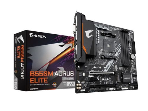 Placa madre GIGABYTE B550M AORUS Elite AM4 DDR4 PCIe 4.0