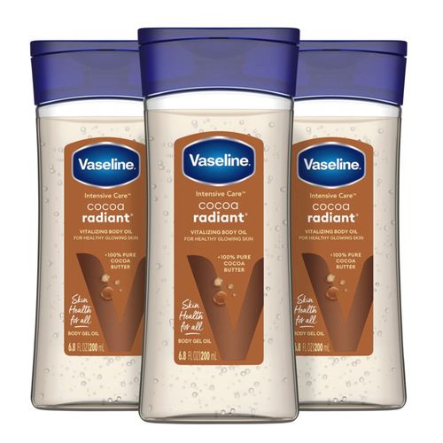 Gel corporal Vaseline Intensive Care Cocoa Radiant 200 ml x3
