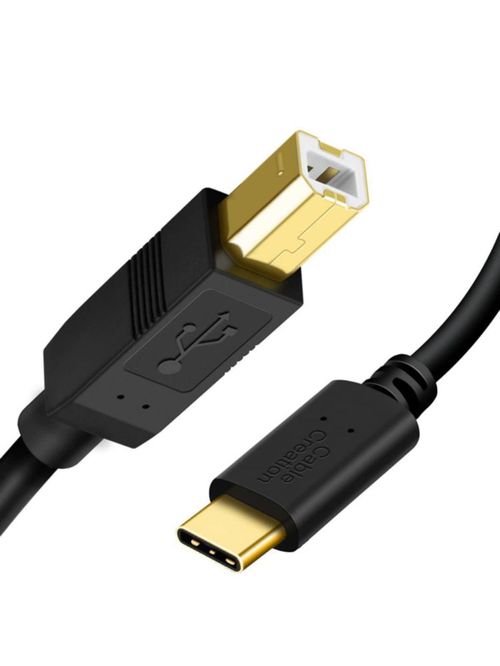 Cable de impresora CableCreation USB C a USB B de 1 m para Yamaha Casio