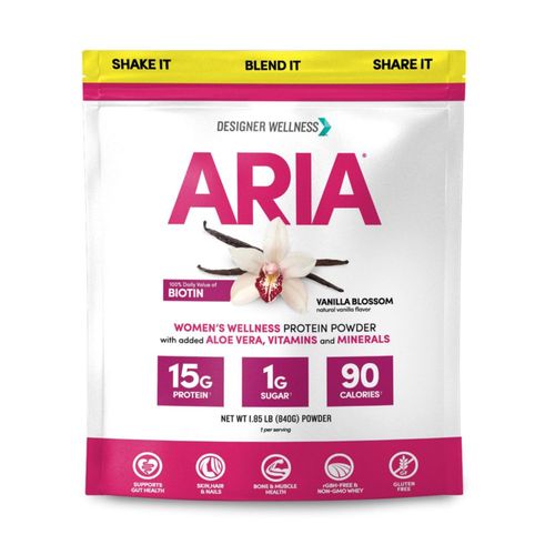 Proteína en polvo Designer Wellness Aria Vanilla 840 g para mujer