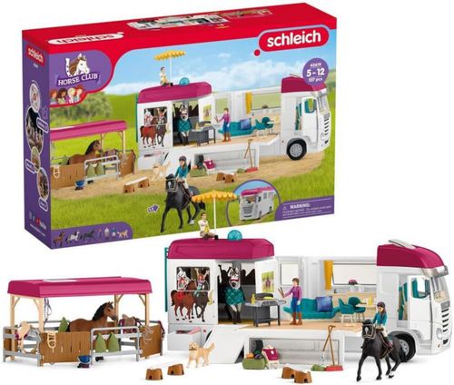 Set de accesorios Schleich Horse Club para camión transportador de caballos