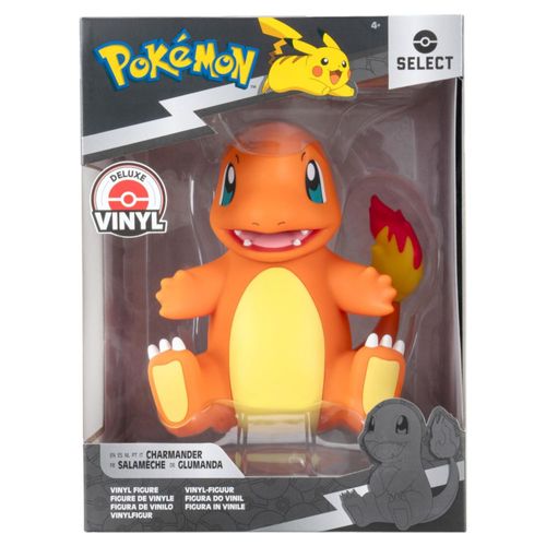 Figura Pokémon Charmander Deluxe Select de vinilo de 20 cm