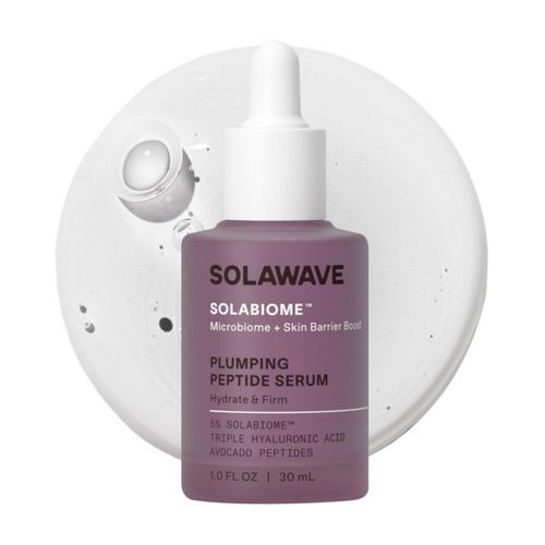 Sérum SolaWave para dar volumen a los péptidos con triple ácido hialurónico