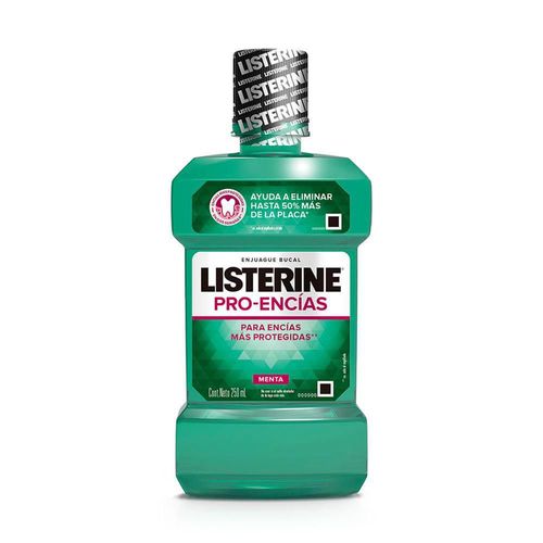 Enjuague bucal listerine pro-encías 250 ml