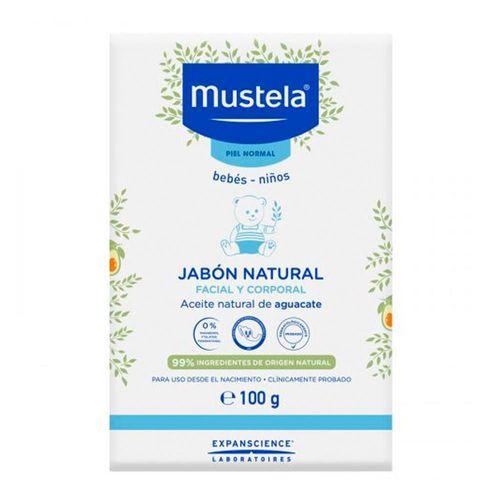 Jabón mustela natural 100 gr