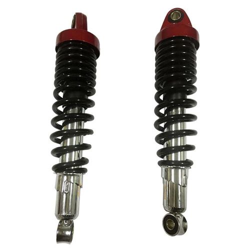 Amortiguador trasero negro/rojo set italika ft 150 gt (11-13)