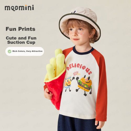Playera Manga Larga Mqdmini Para Niño