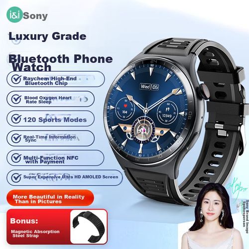 Reloj Inteligente Sony Ericsson S9A 1.43" AMOLED Bluetooth Negro