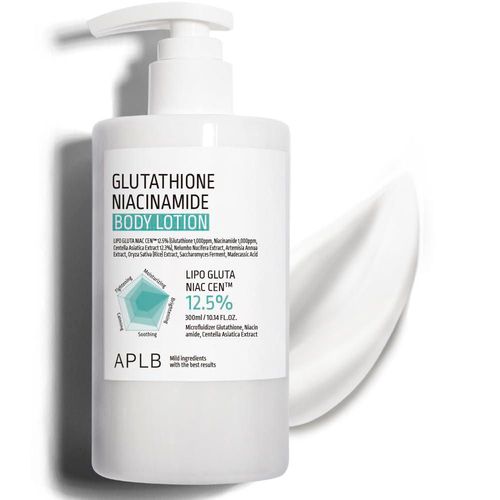 Loción corporal APLB LIPO GLUTA NIAC CEN™ 125% con glutatión 300 ml