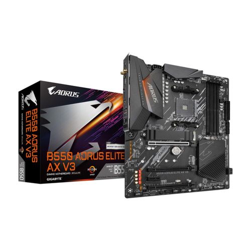 Placa madre GIGABYTE B550 AORUS Elite AX V3 AM4 AMD B550 ATX