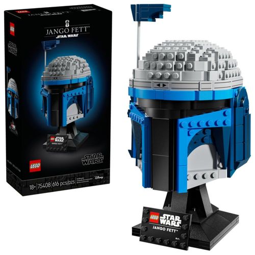 Maqueta de casco LEGO Star Wars Jango Fett 75408 para adultos