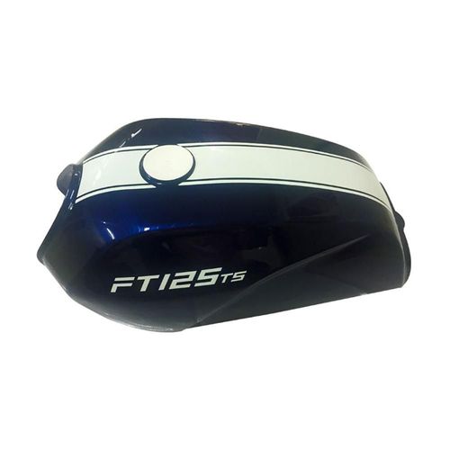 Tanque gasolina azul/blanco italika ft 125 ts (16-19)