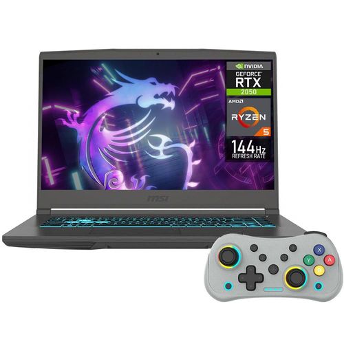 Laptop gamer msi thin rtx 2050 ryzen 5 16g 512gb ssd control