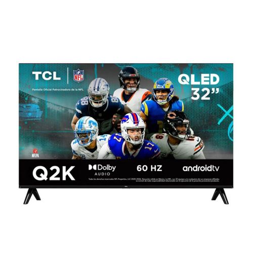 TCL Smart TV 32" QLED HD (32Q2K, 2025) - HDR10 - Google/Android TV - Chromecast - Alexa - Dolby Digital+ - 60 Hz