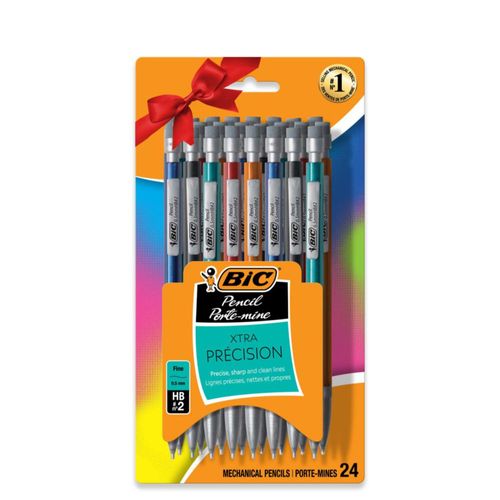 Lápiz mecánico BIC Xtra-Precision de 05 mm punta fina 24 unidades