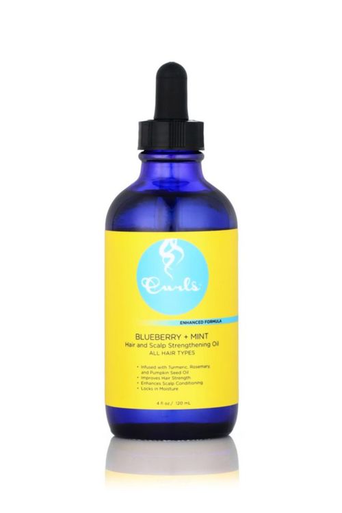 Aceite fortalecedor para cabello y cuero cabelludo Curls Blueberry Bliss 120 ml