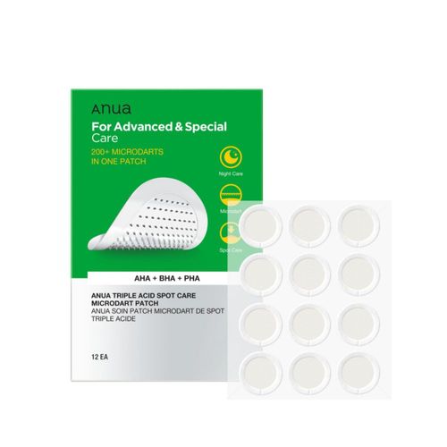 Microdart Patch Auna Triple Acid Spot Care más de 200 microdardos (12 unidades)