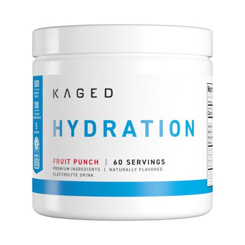 Polvo de hidratación electrolítica Kaged Hydracharge Fruit Punch 60s